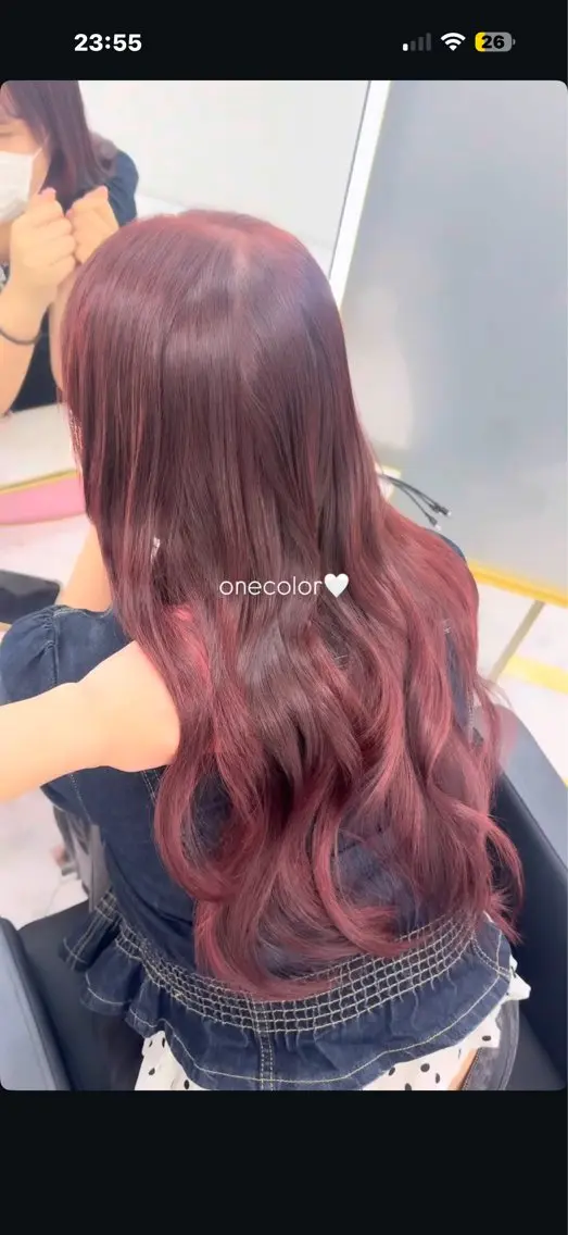 ロング カラー ヘアカラー 透明感カラー/アレン ジ/misaki🎀のヘアスタイル