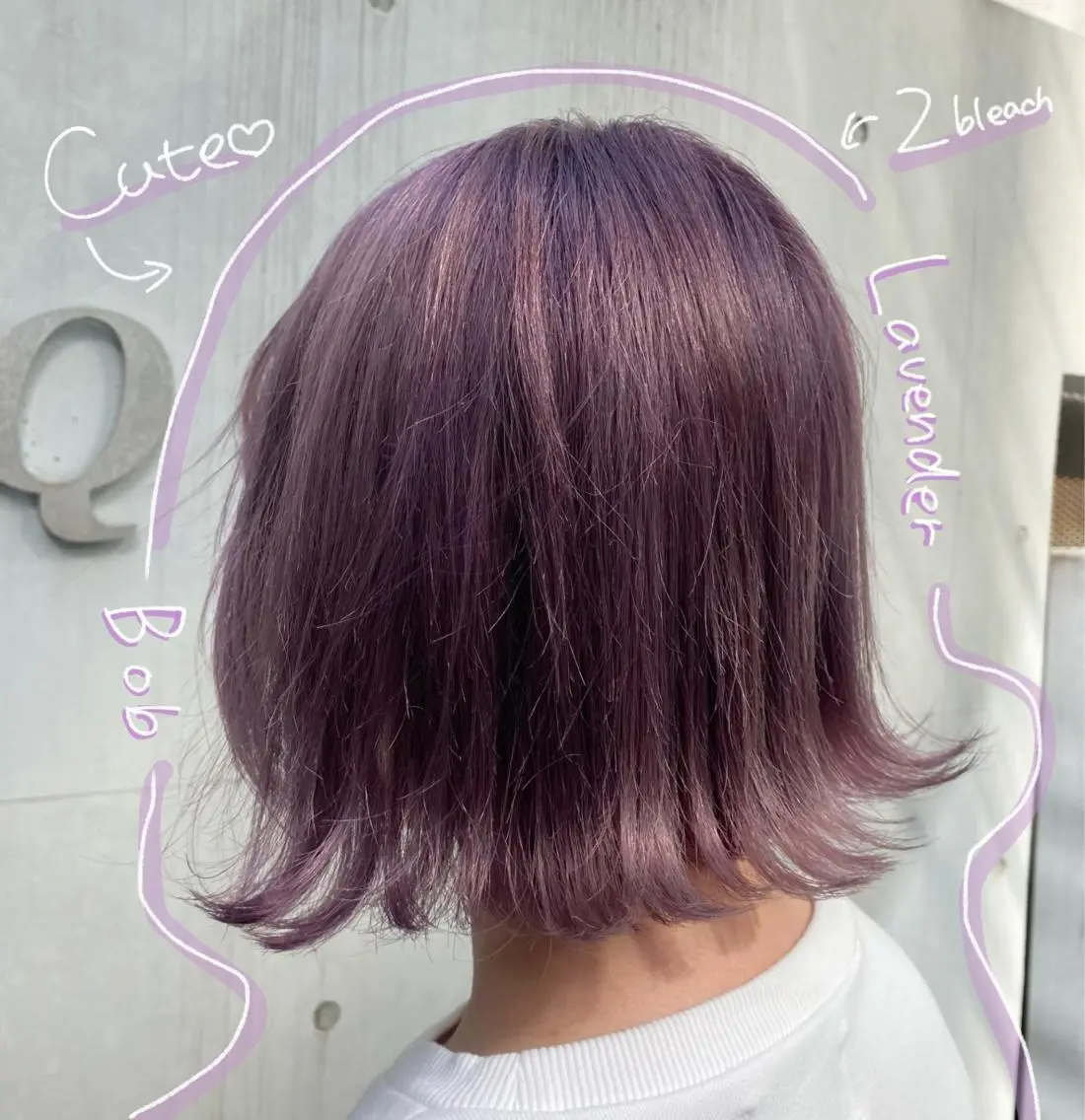 ミディアム MIZUKI 〰️🤍のヘアスタイル