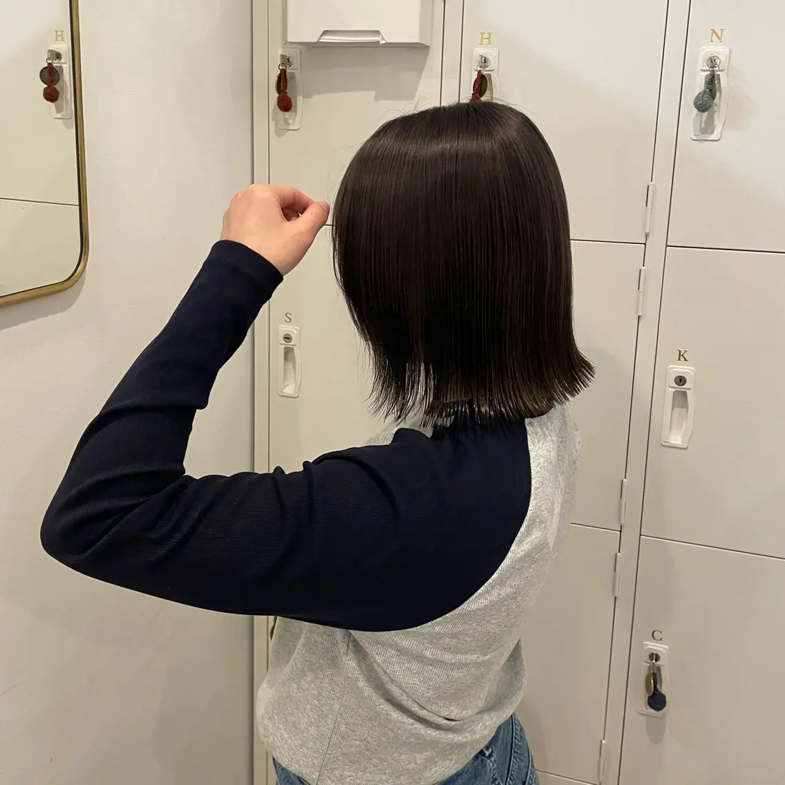 ショート canon/レイヤー /透明感カラーのヘアスタイル