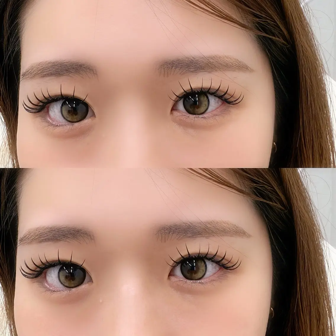 最新人気メニュー✨バラつかない取れにくいエクステ120束🍀プロ施術!デザインキープラッシュ👀LED装着の写真
