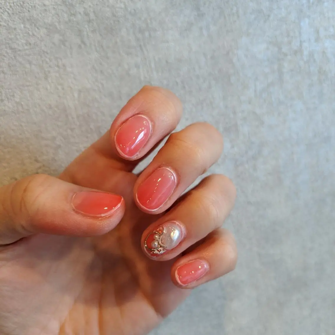 ネイル 赤色 ハンドネイル private salon mieのネイルデザイン