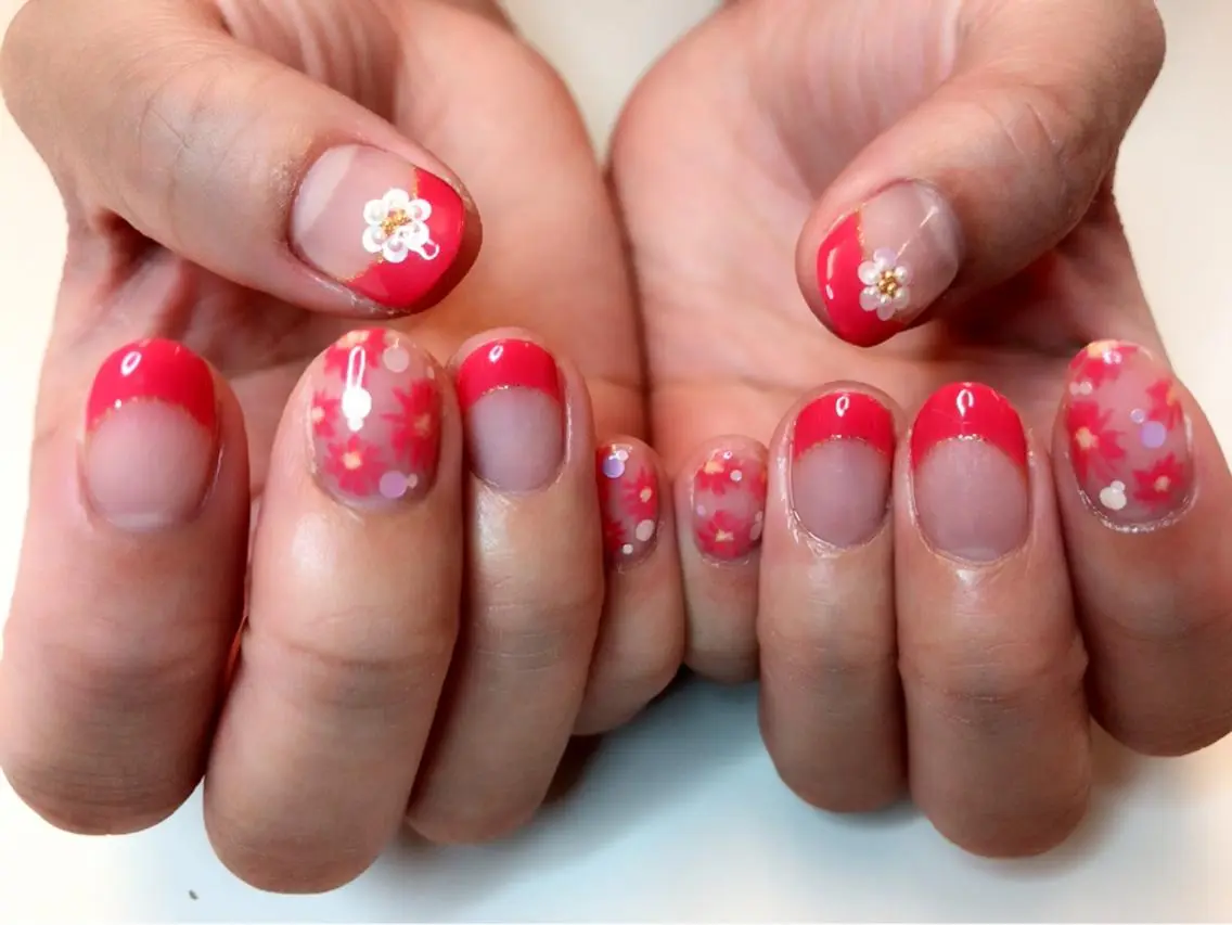 ネイル 春ネイル Sunny side nailのネイルデザイン