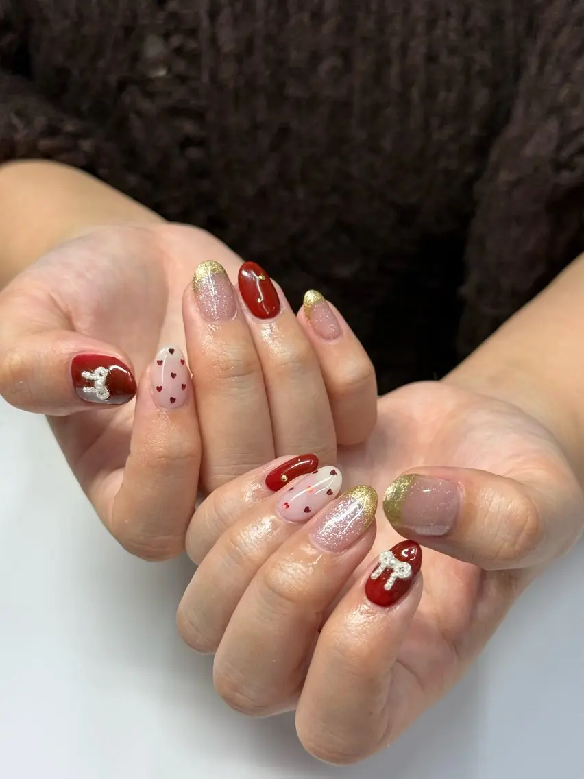 ネイル ガーリー ハンドネイル WOLTOKYO渋谷 yunaのネイルデザイン