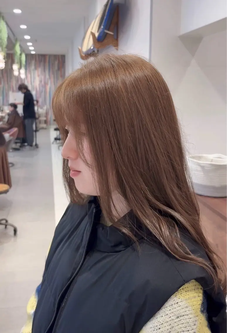 ロング カラー EARTH長崎時津店 内田のヘアスタイル