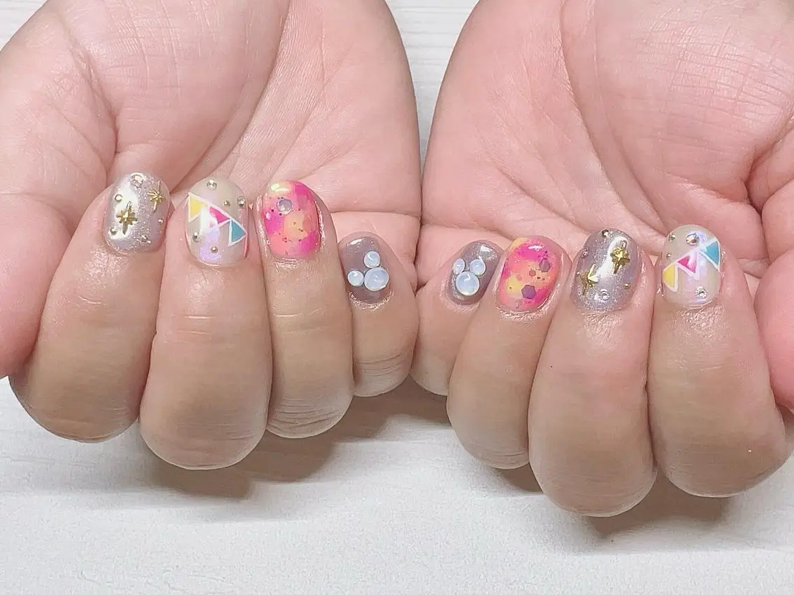 ショート 美爪&巻き爪ケア❤️ ネイルサロンNANOのネイルデザイン