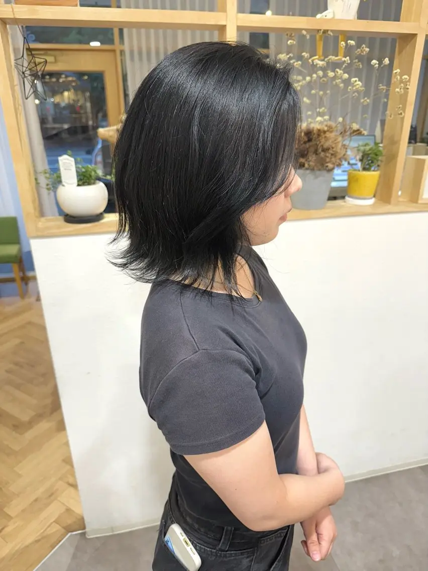 ショート ヘアアレンジ ヘアカラー merc.☘️平岩 那月のヘアスタイル