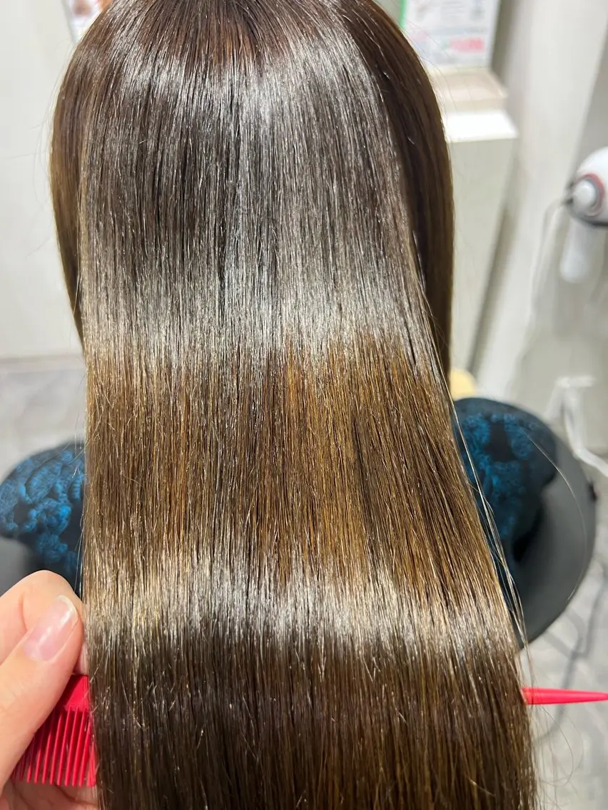 セミロング カラー ヘアカラー 🫧艶カラー/ Hanano🫧のヘアスタイル