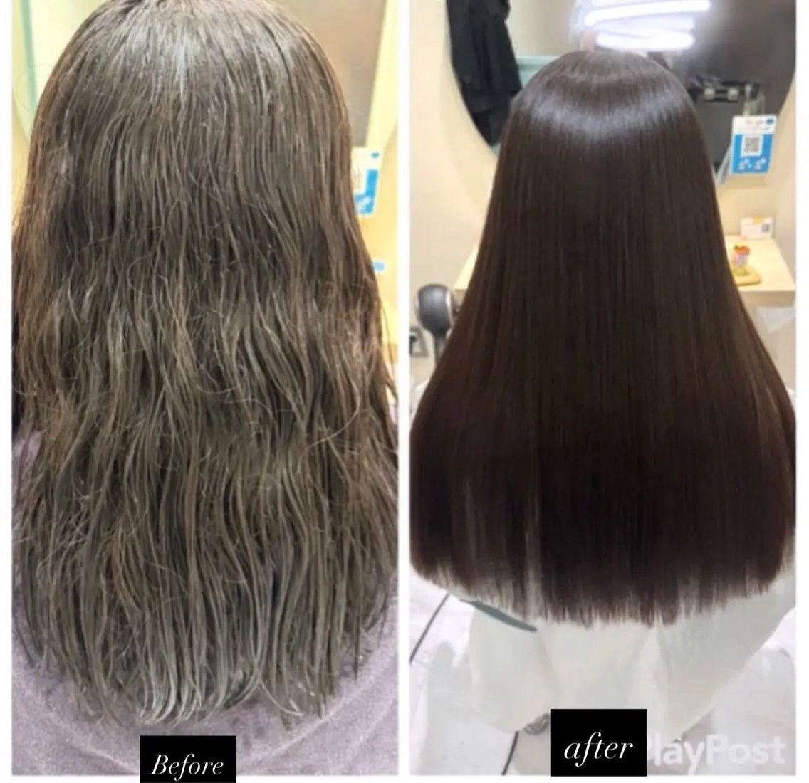 ロング 縮毛矯正 トリートメント 丹野 圭太のヘアスタイル