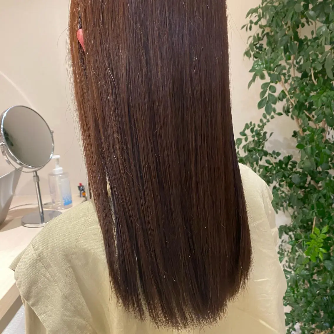 セミロング カラー 当日予約大歓迎💗 依田瑞希のヘアスタイル