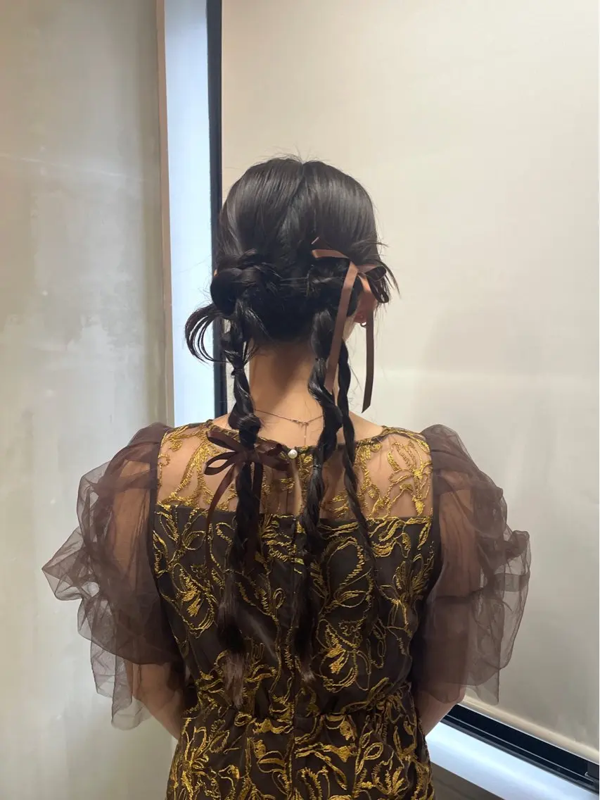ヘアアレンジ ヤマナカ エリカのヘアスタイル