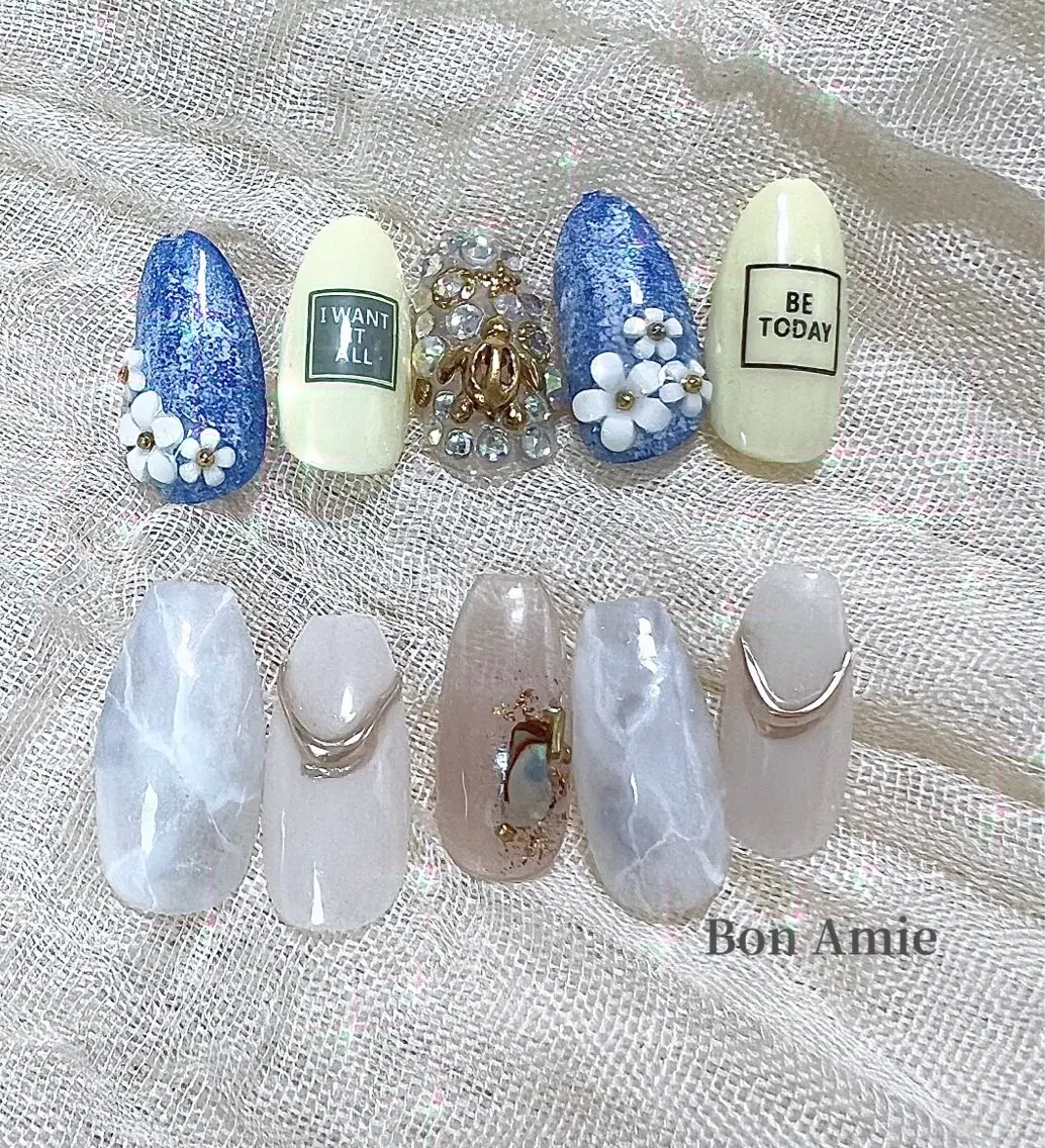 ネイル ハンドネイル Bon Amieのネイルデザイン