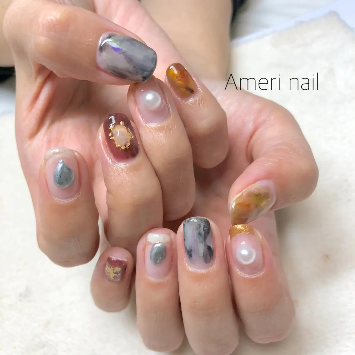 ネイル ハンドネイル Ameri nail /UKIのネイルデザイン