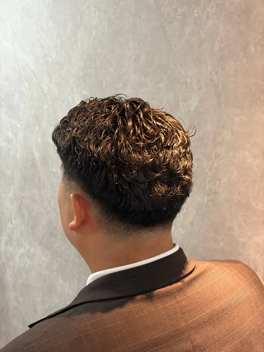 ショート パーマ メンズ 高橋 怜玖/仙台/長町のヘアスタイル