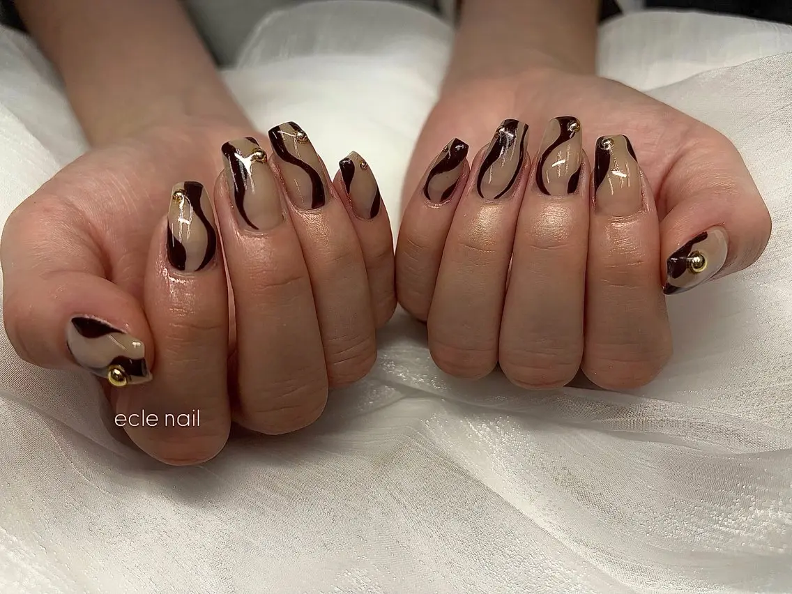 ネイル ハンドネイル écle nail&eyeのネイルデザイン