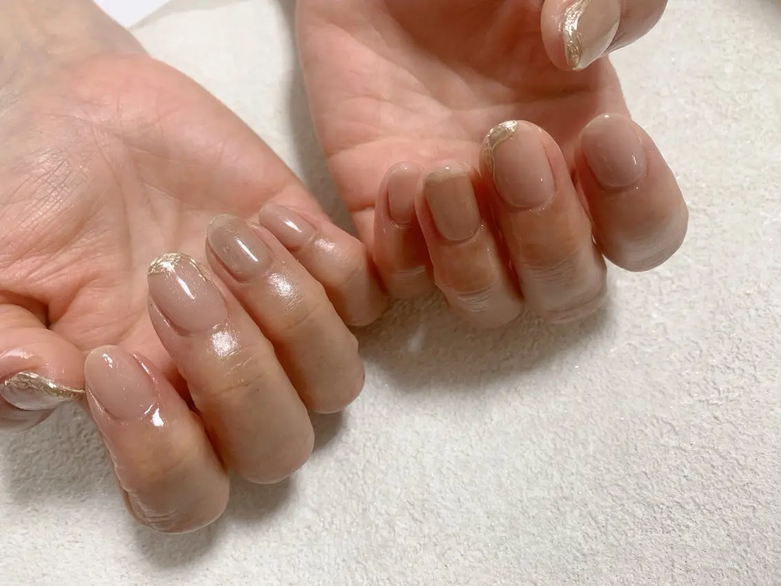 ネイル ジェルネイル マグネットネイル メンズネイル ミラーネイル パラジェル kiki nail たまプラーザのネイルデザイン