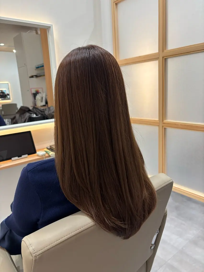 ロング カット ヘアカラー Diaあすみが丘 佐野のヘアスタイル
