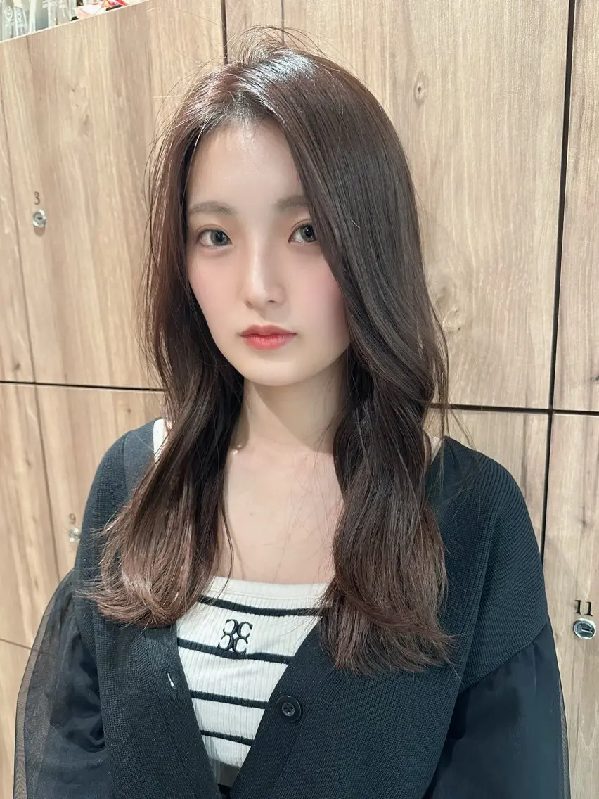 セミロング カラー カット ヘアカラー 縮毛矯正/髪質改善/ 石橋代智のヘアスタイル