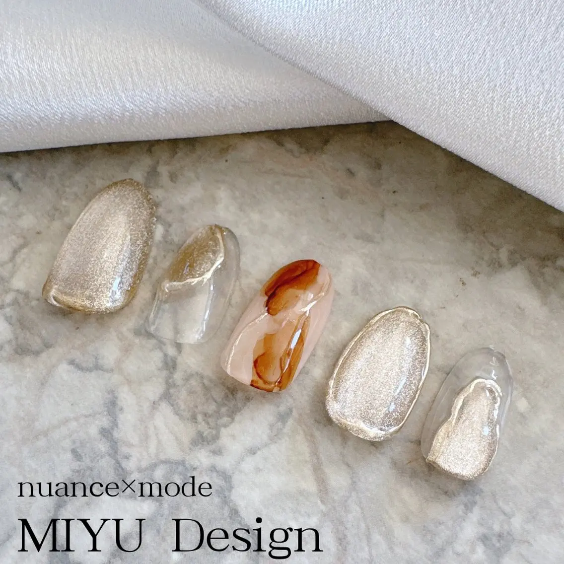 ネイル アートネイル MignonReve 🫧MIYUのネイルデザイン