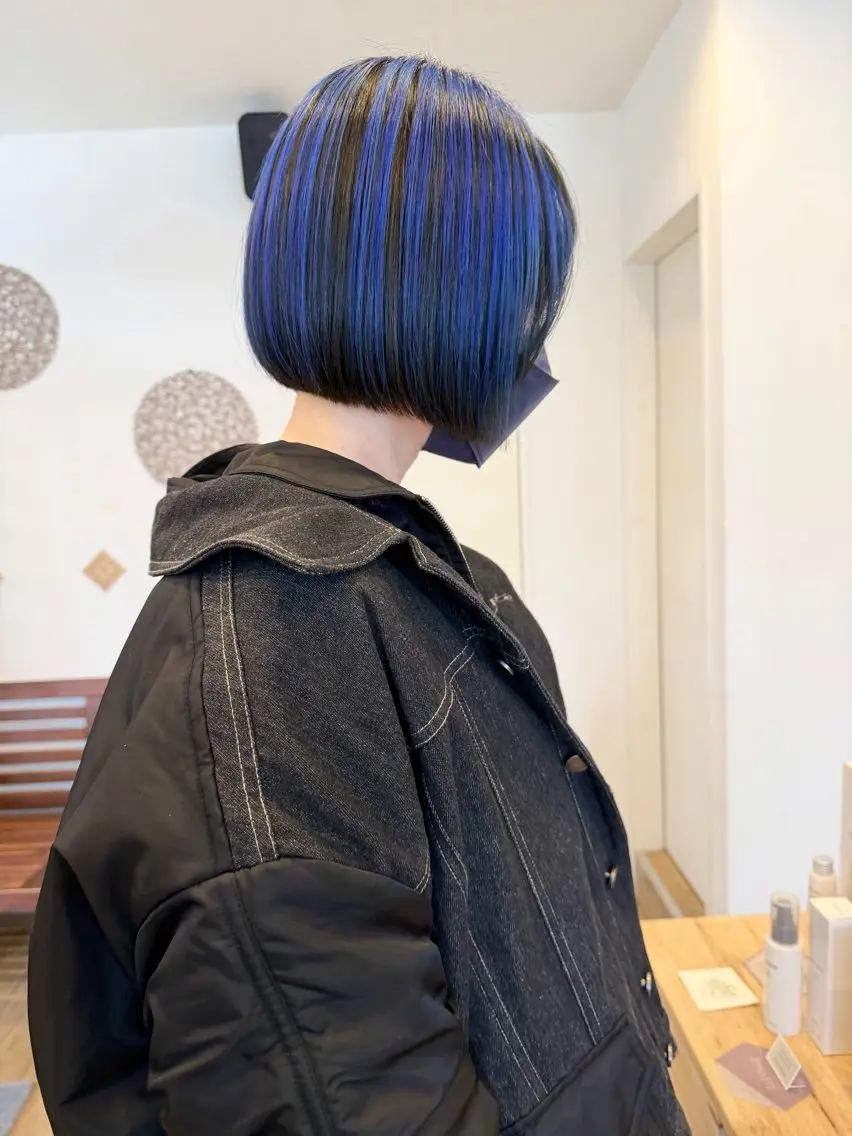 カラー ンジハ えみのヘアスタイル