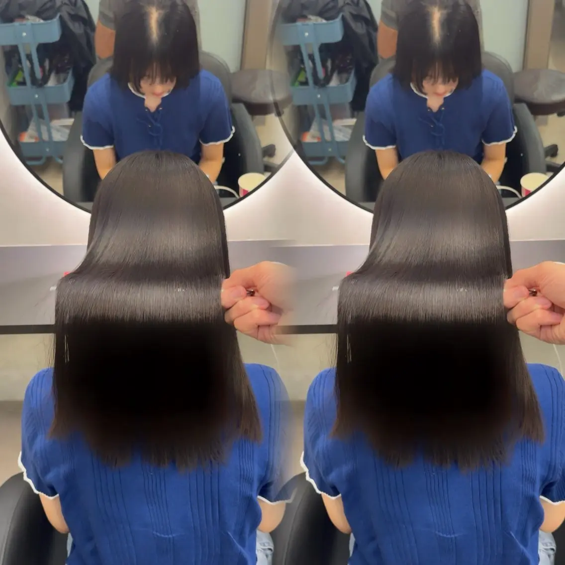 ロング カラー ヘアアレンジ カット ヘアカラー 縮毛矯正 トリートメント 新宿 /髪質改善/ レイヤー/ヒュウガのヘアスタイル
