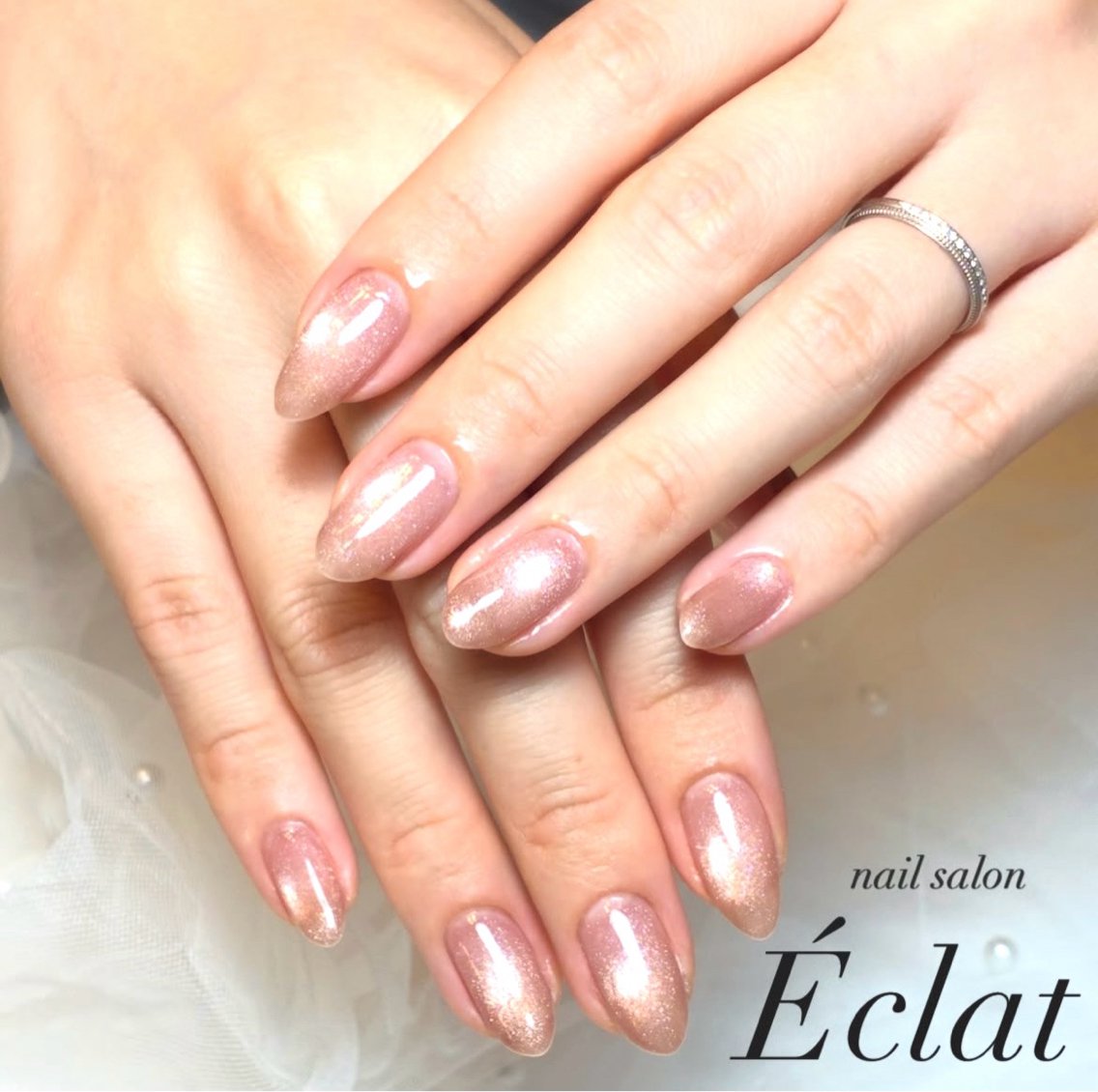 ネイル マグネットネイル ハンドネイル nail salon Éclatのネイルデザイン