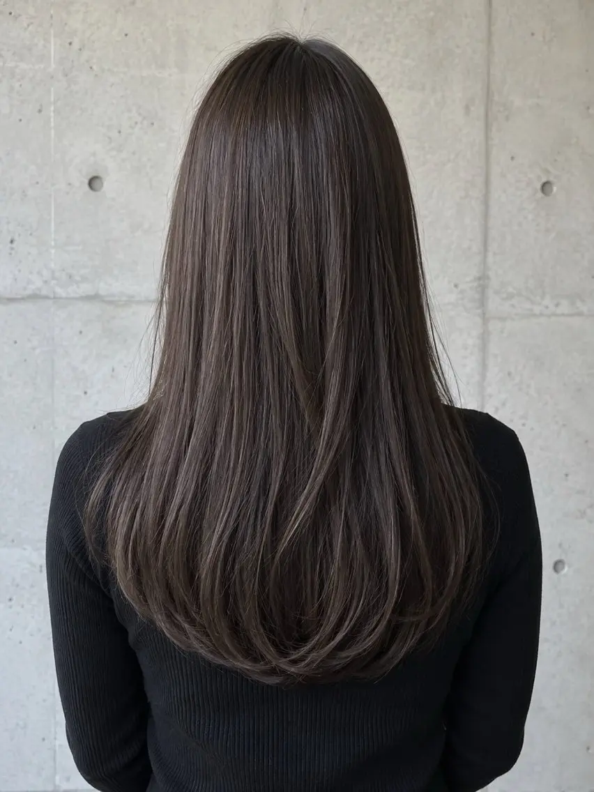 ロング ヘアカラー トリートメント SOUSHI /GARTE代官山のヘアスタイル
