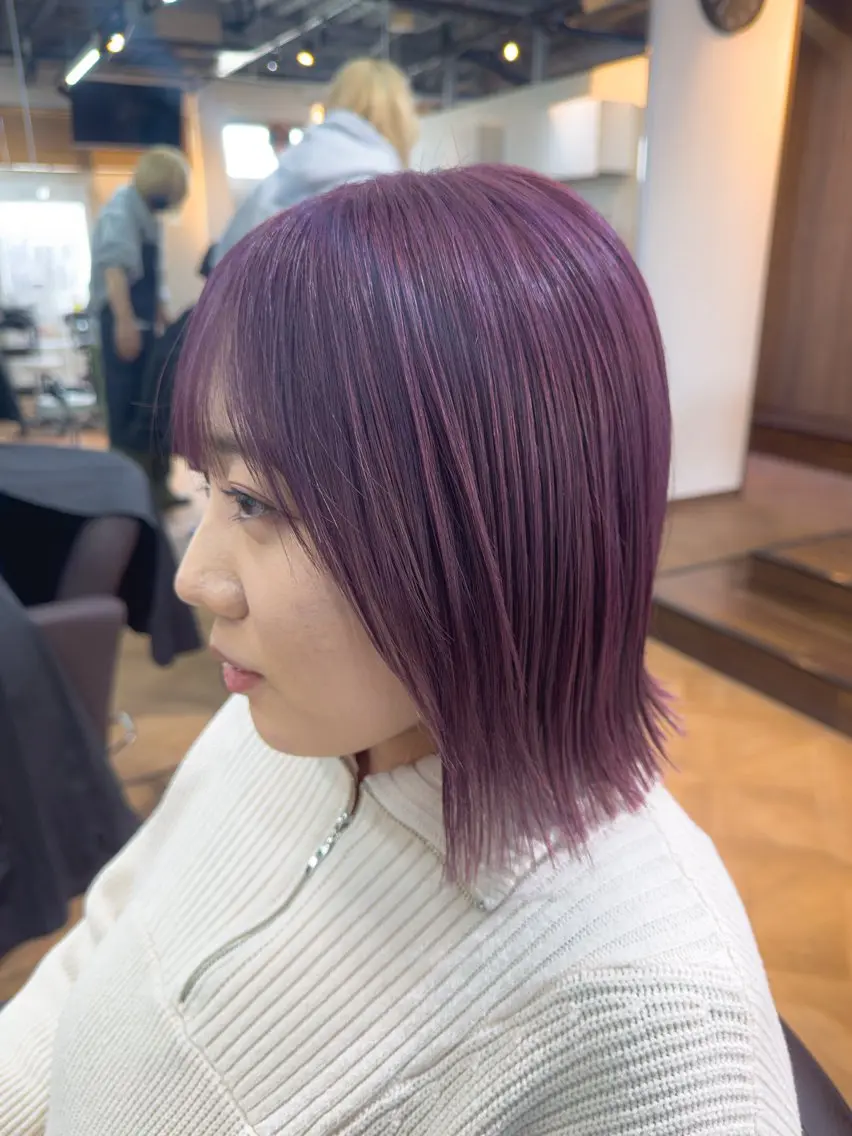 ショート ショート/ボブ ハイトーン❤️原航平のヘアスタイル