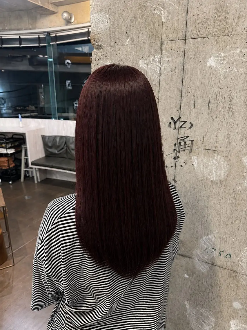 カラー ヘアカラー 透明感カラー🩵 アツナのヘアスタイル