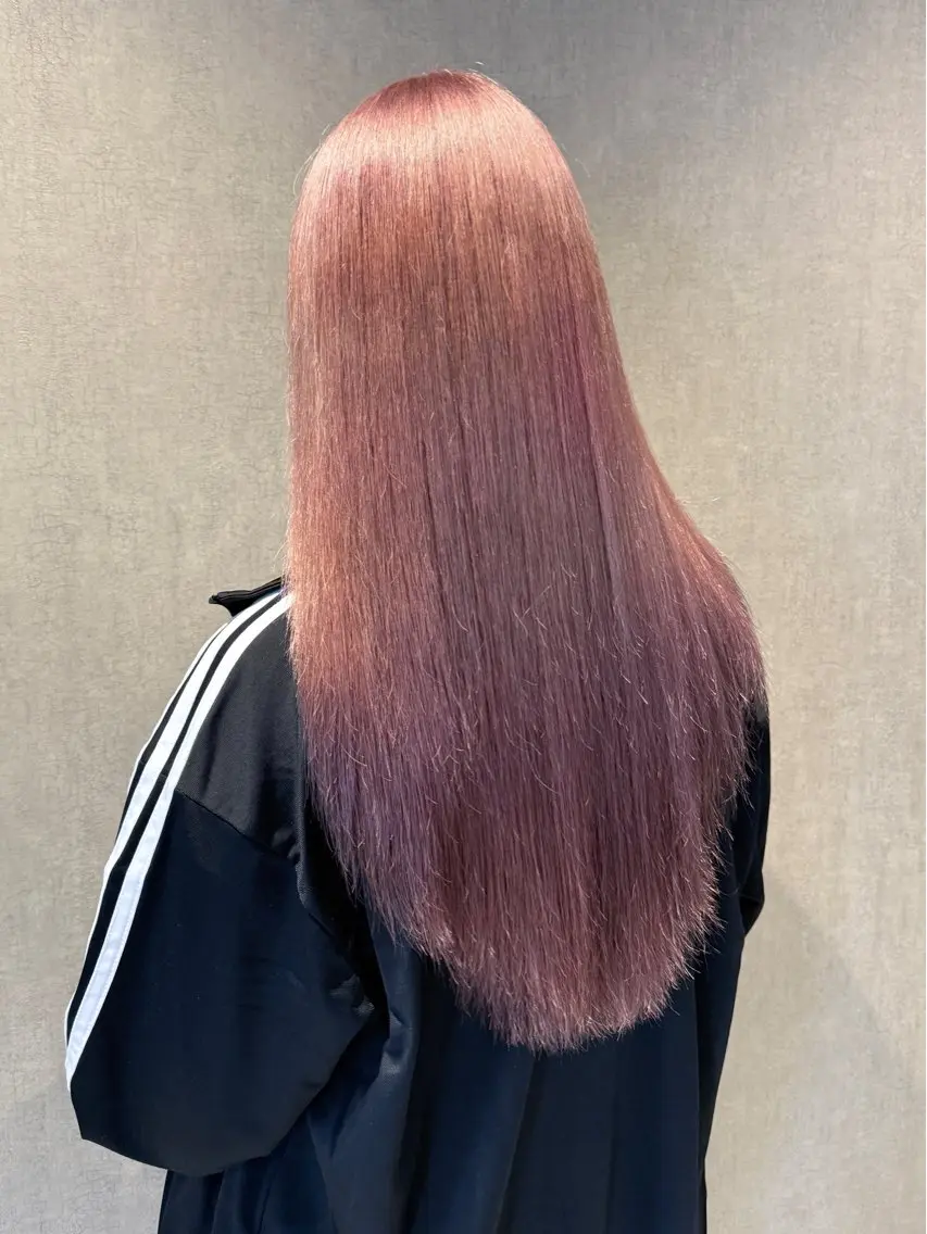 ロング ハイトーンカラー 縮毛矯正/ジャックのヘアスタイル