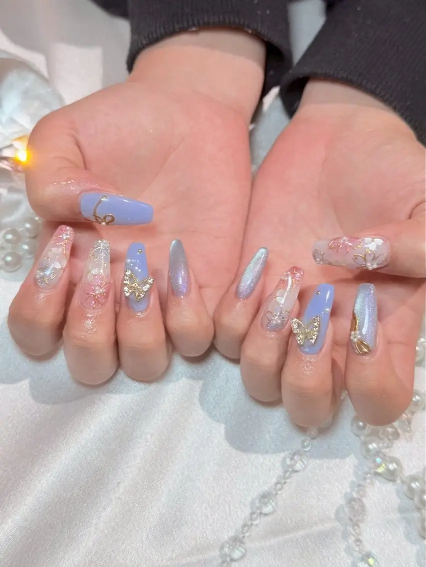 ネイル 春ネイル mionail 難波店のネイルデザイン