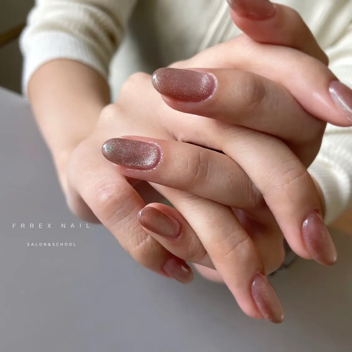 ネイル マグネットネイル ハンドネイル ハンドケア freex nail /ニュアンス/個性派のネイルデザイン