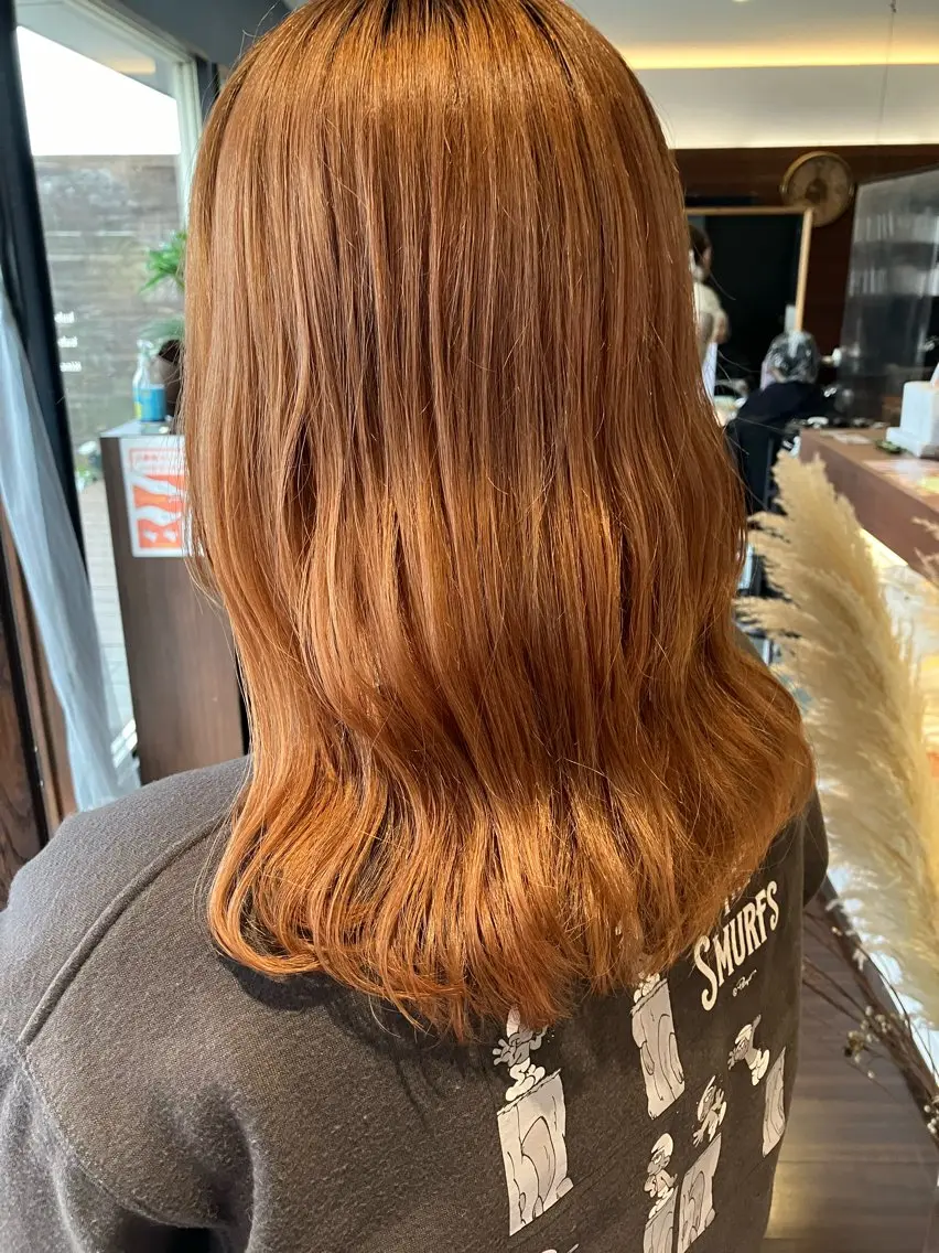 ミディアム カット ヘアカラー 🎀Kubu🍀 Natsumu🎀のヘアスタイル