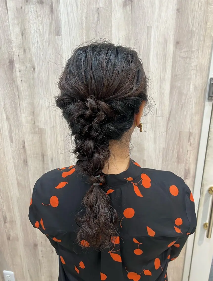 ヘアアレンジ ヘアセット ヘアメイクネイリスト hidemi中目黒のヘアスタイル