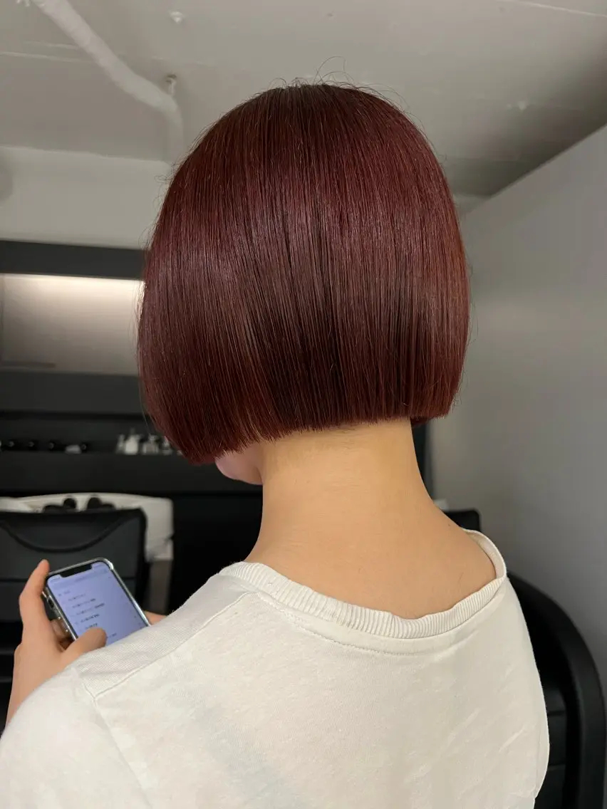 カラー ヘアカラー ヤナギヤ カノのヘアスタイル