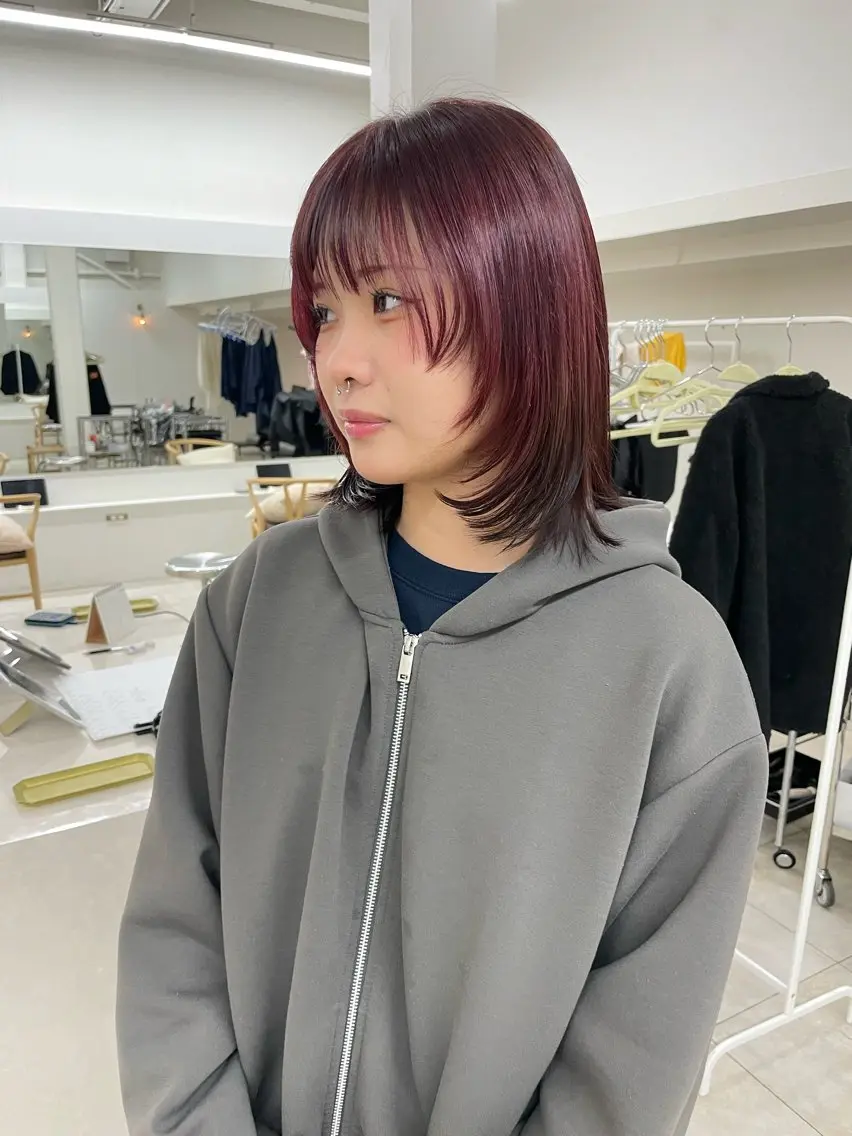 カラー ヘアカラー 相澤 陽菜のヘアスタイル