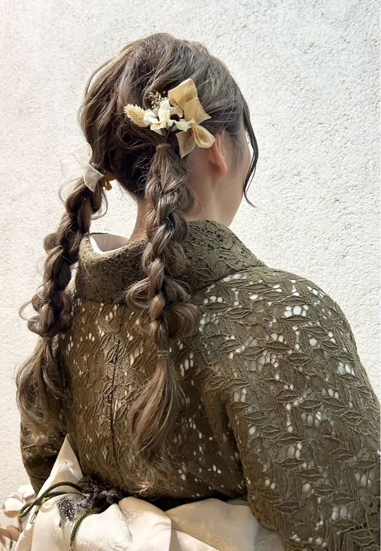 ロング カラー ヘアアレンジ ヘアカラー トリートメント SHIORI💜口コ ミNo.1艶カラーのヘアスタイル
