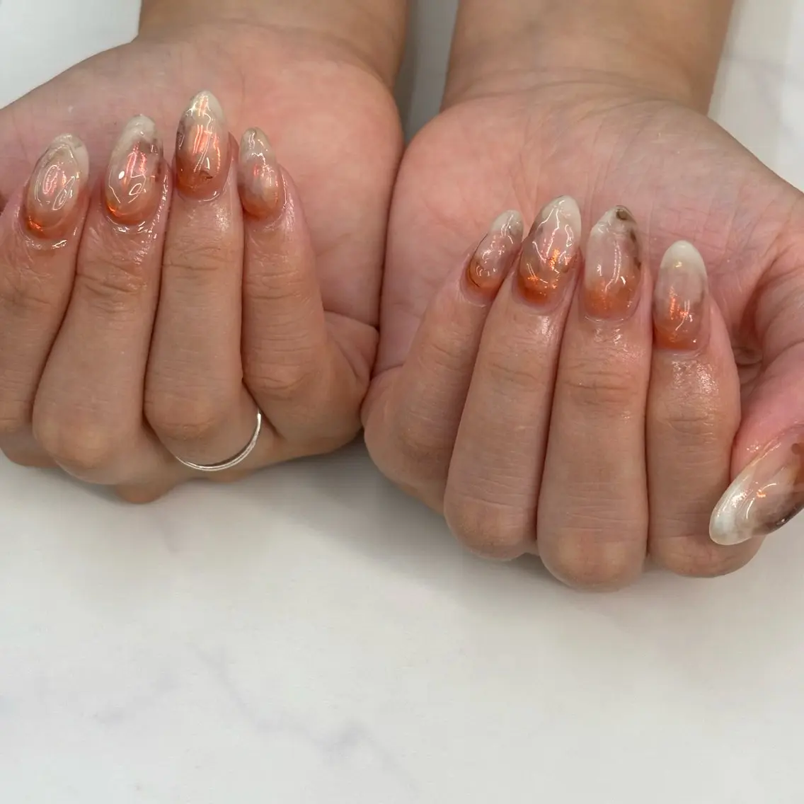 ネイル filonnail yui_ニュアンスのネイルデザイン