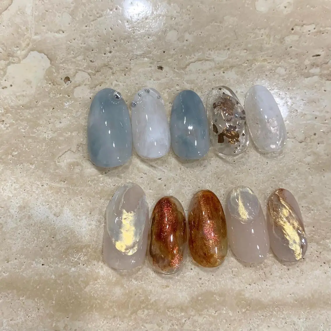 ネイル ジェルネイル パラジェル Léa nailのネイルデザイン