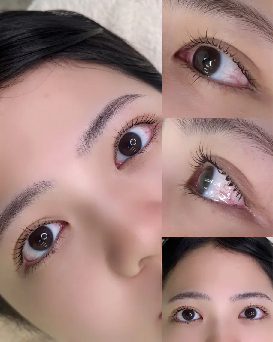 マツエク・マツパ 下まつげエクステ 一重×まつ毛パーマ マツパ MIZUKI💎渋谷 束感まつげ/パリエクのマツエク・マツパデザイン