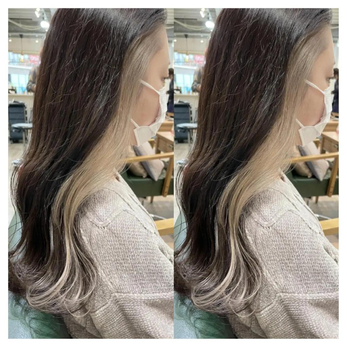 ロング カラー カット ヘアカラー トリートメント 村山 茉衣のヘアスタイル