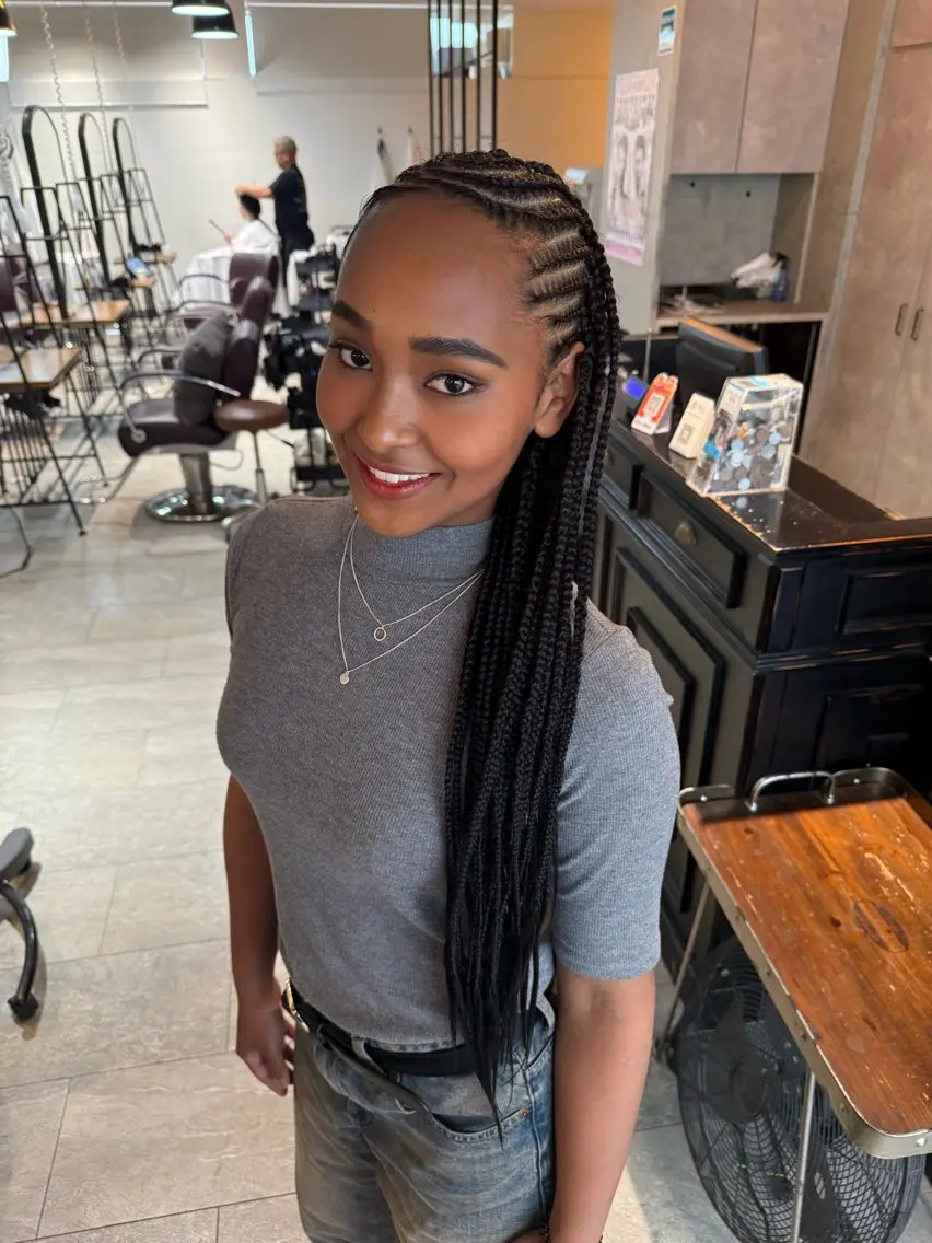ロング ヘアアレンジ エクステ エクステ ヘアセット BRAIDS💎愛子 大人ハイライト💎のヘアスタイル