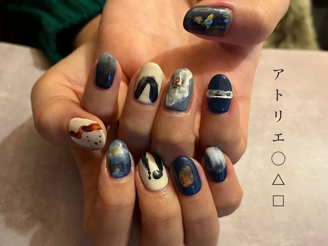 ネイル ハンドネイル アトリエ ○△□のネイルデザイン