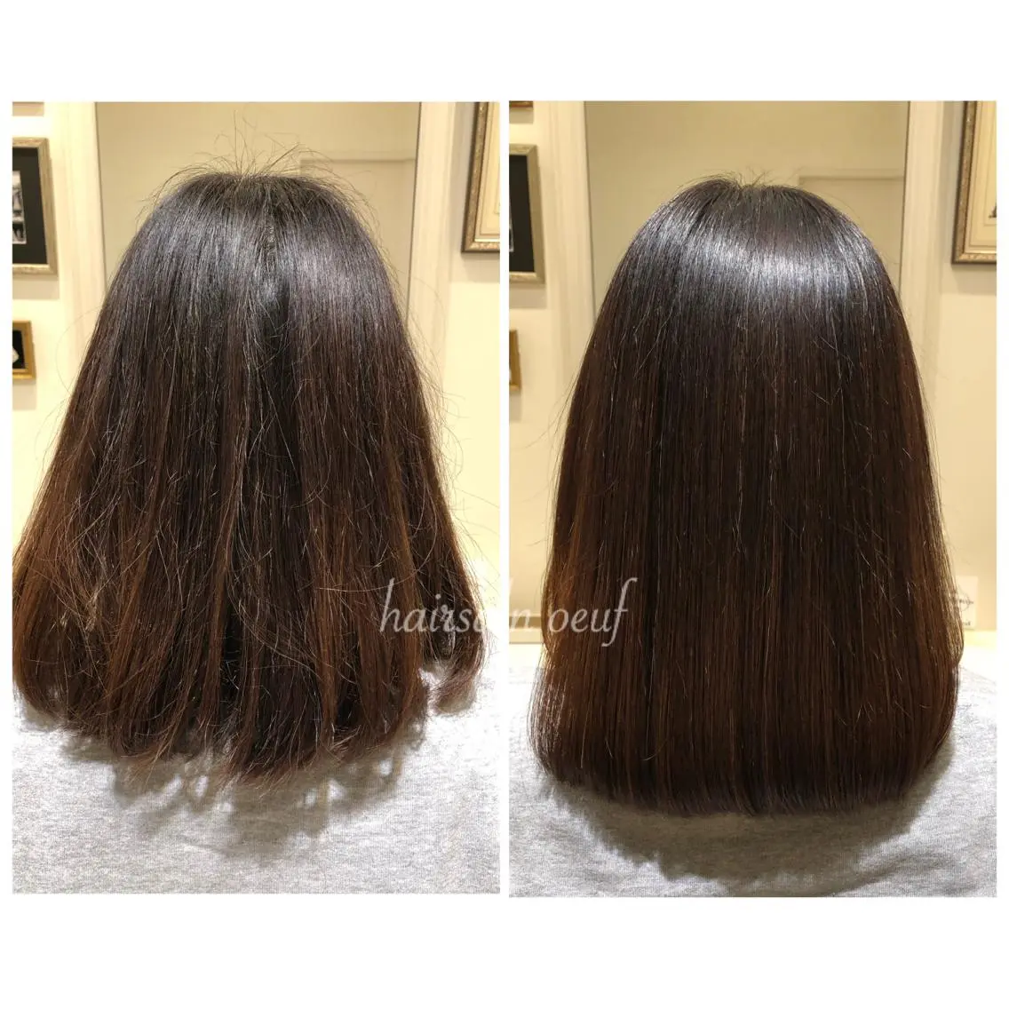 ミディアム ウフ 長瀬のヘアスタイル