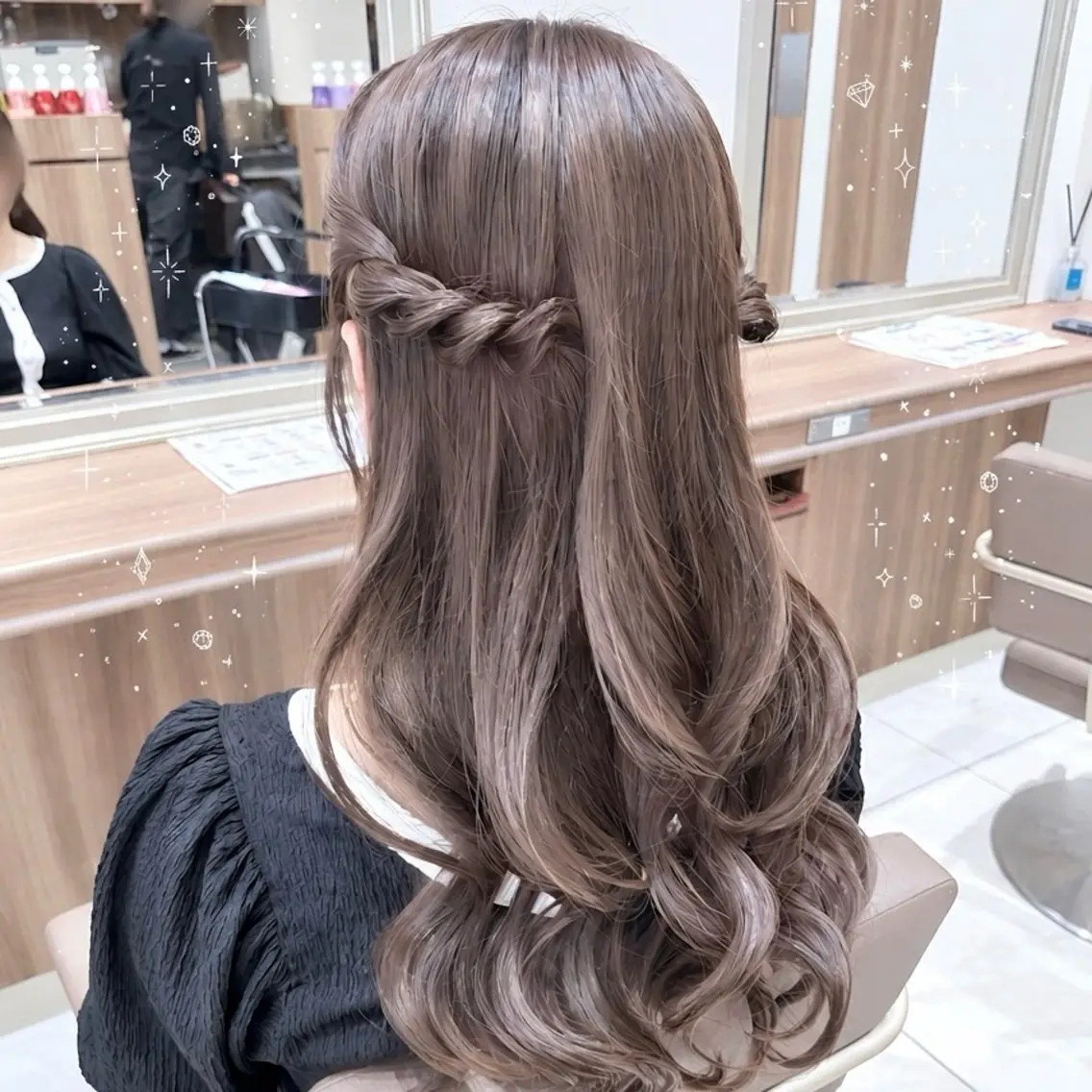 ロング ヘアアレンジ ヘアセット 🫧ヘアアレンジ🎀 ウガジン💞🪄のヘアスタイル
