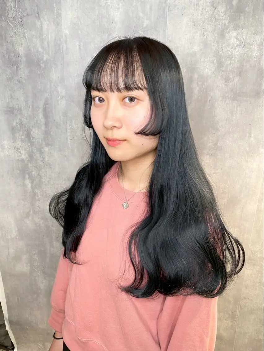 ロング カラー ブリーチ 透明感カラー ブリーチなしカラー 髪質改善 ロング ブリーチ/ハイトーン ⚗️HARUKAのヘアスタイル
