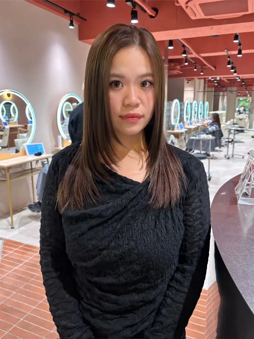 ロング カット 🎀暖色カラー/ HANA🎀のヘアスタイル