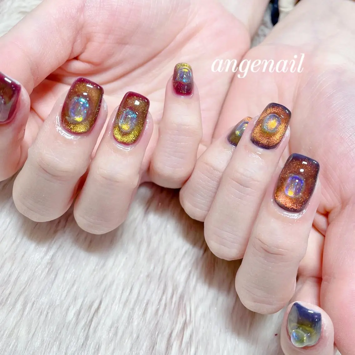 ネイル ハンドネイル オーナーネイリスト MAKIのネイルデザイン