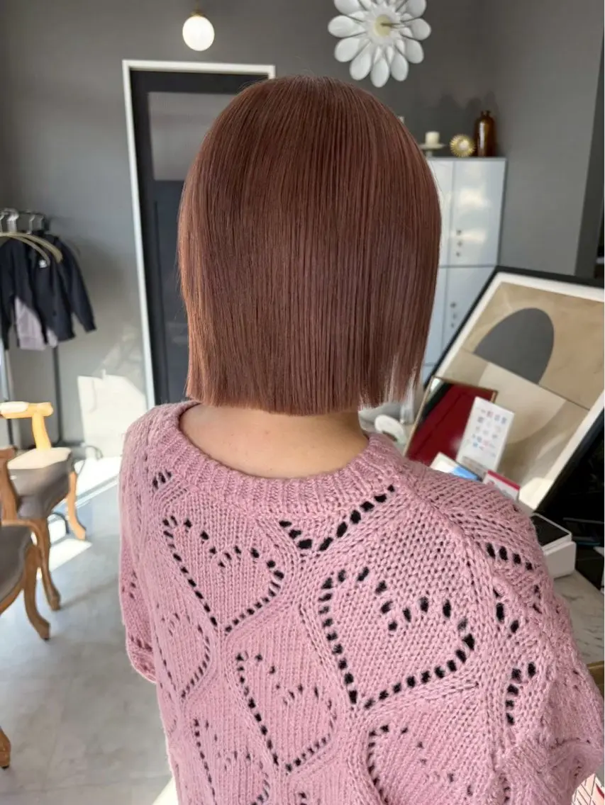 ミディアム ボブ 水谷 春音のヘアスタイル