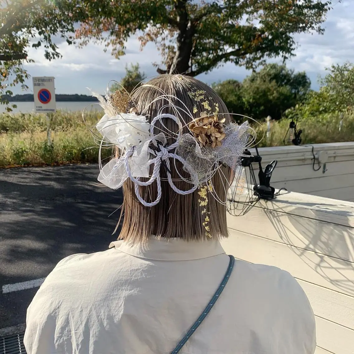 ミディアム ヘアアレンジ ヘアセット 本間 結衣のヘアスタイル
