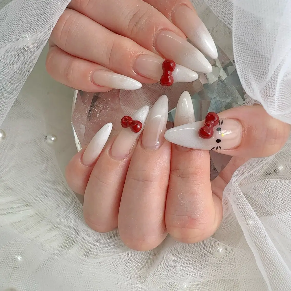 セミロング ハンドネイル Nailstudio No8のネイルデザイン